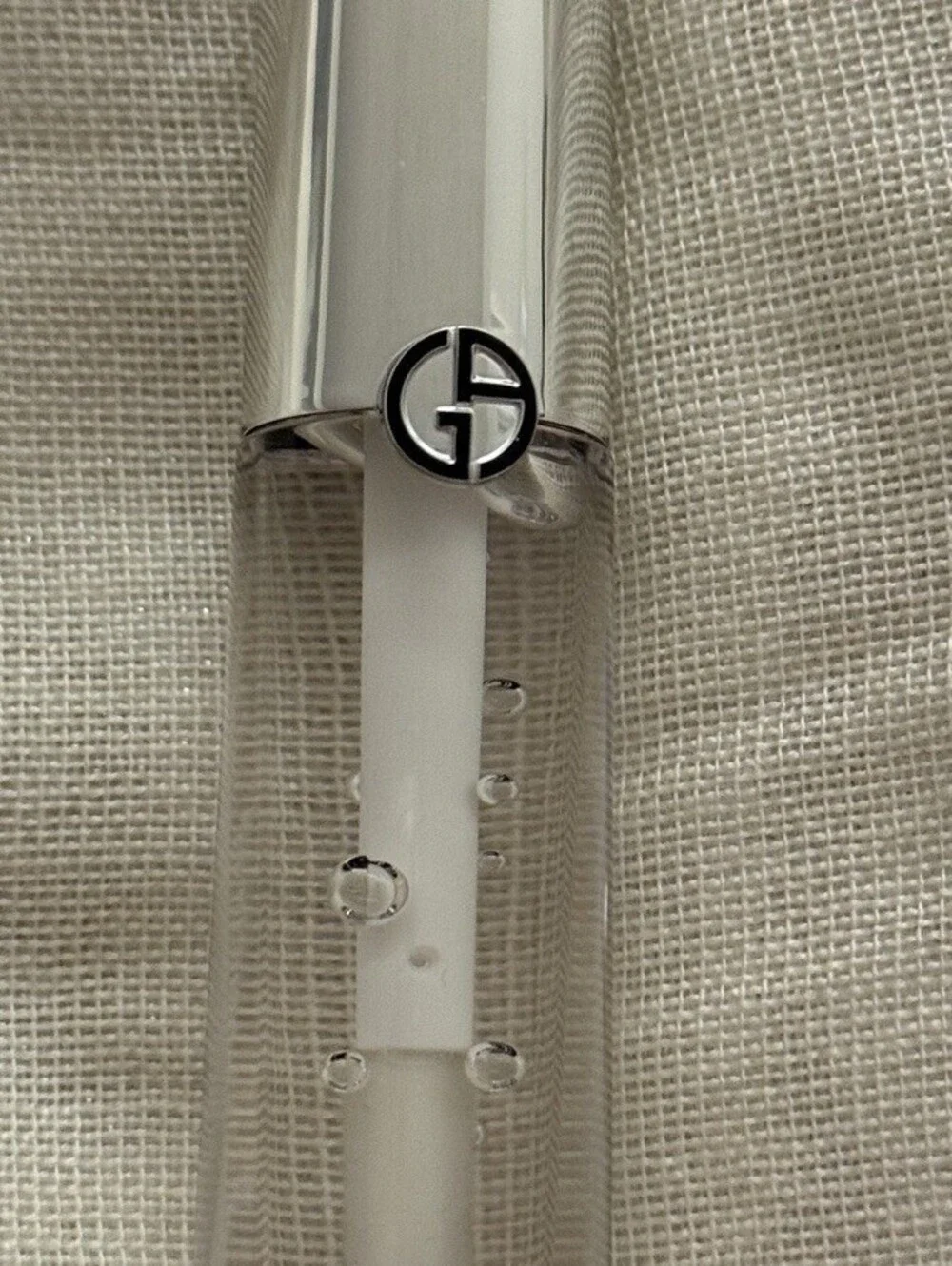 Giorgio Armani Prisma Glass Lip Gloss 01 Clear Shine 3.5 mL Full Size